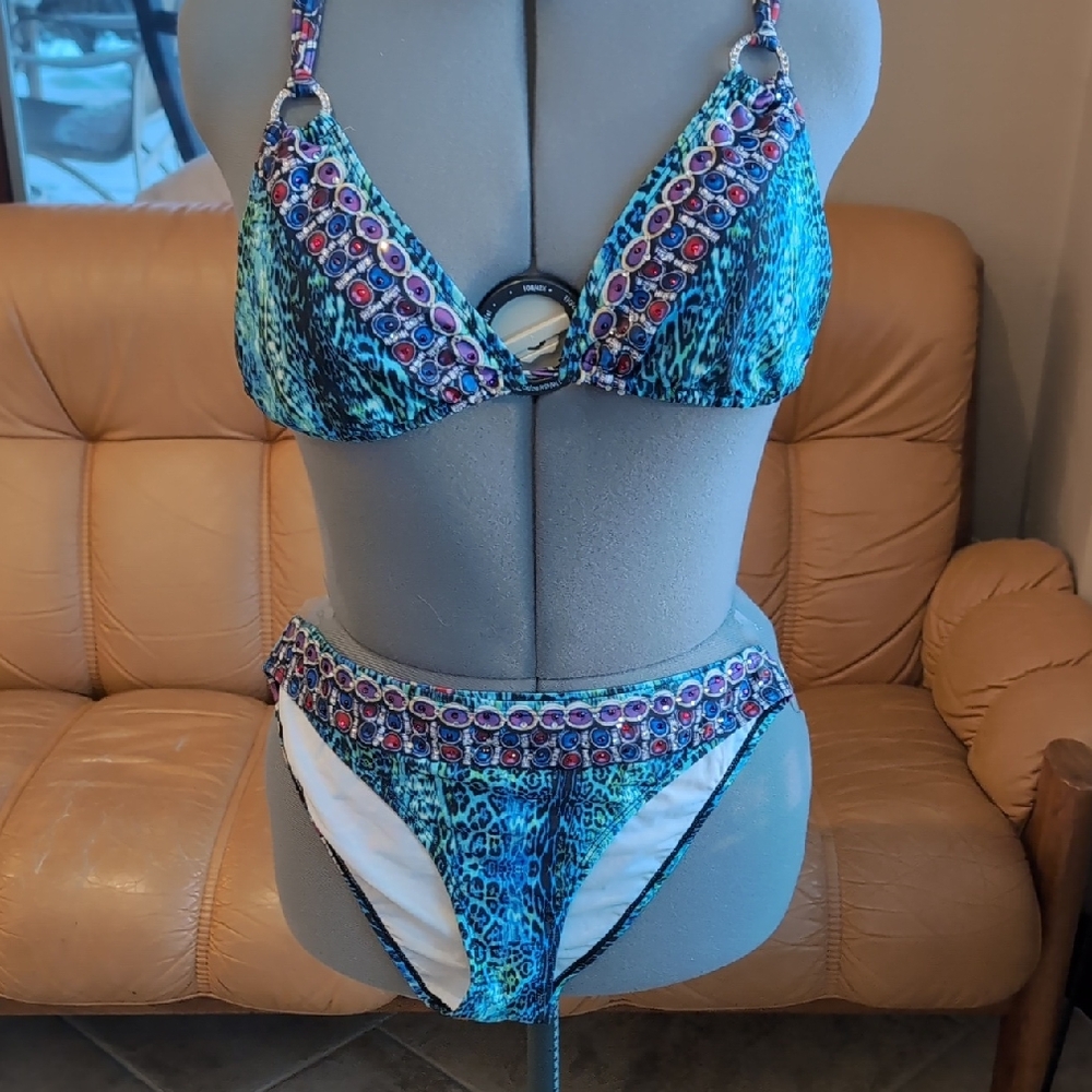 rhinestone bikini